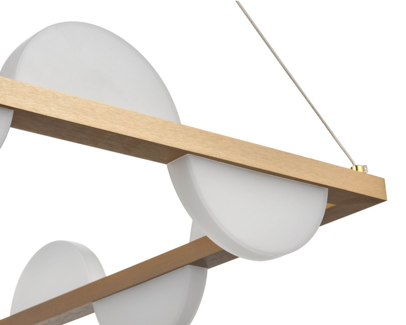 Подвесной светильник 58*88*128 см, 1*LED черный, шампань Vele Luce Drop VL7194P16