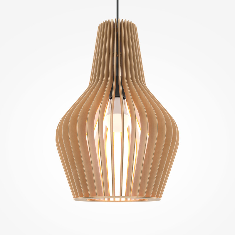 Светильник 30 см, Maytoni Roots MOD191PL-01W1, черный-дерево
