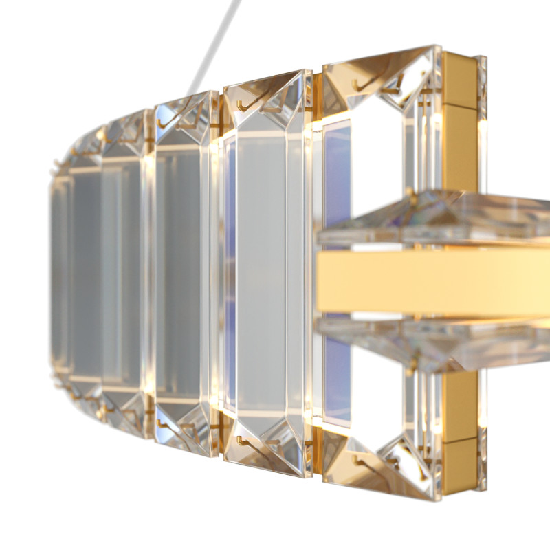 Подвесной светильник 60*60*150 см LED, 36W, 3000К, Maytoni Krone P097PL-L36BS3K1 латунный