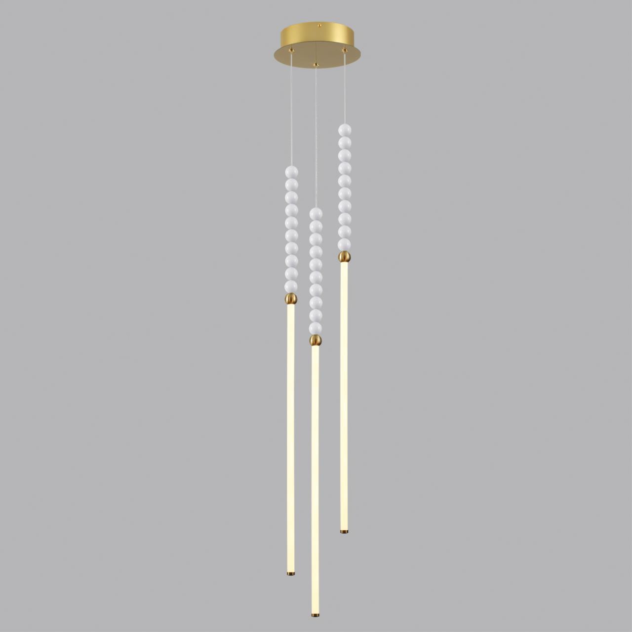 Подвесной светильник 20*180 см, 1 LED*33W, 3000 К, Odeon Light Monella, античная бронза 6639/33L