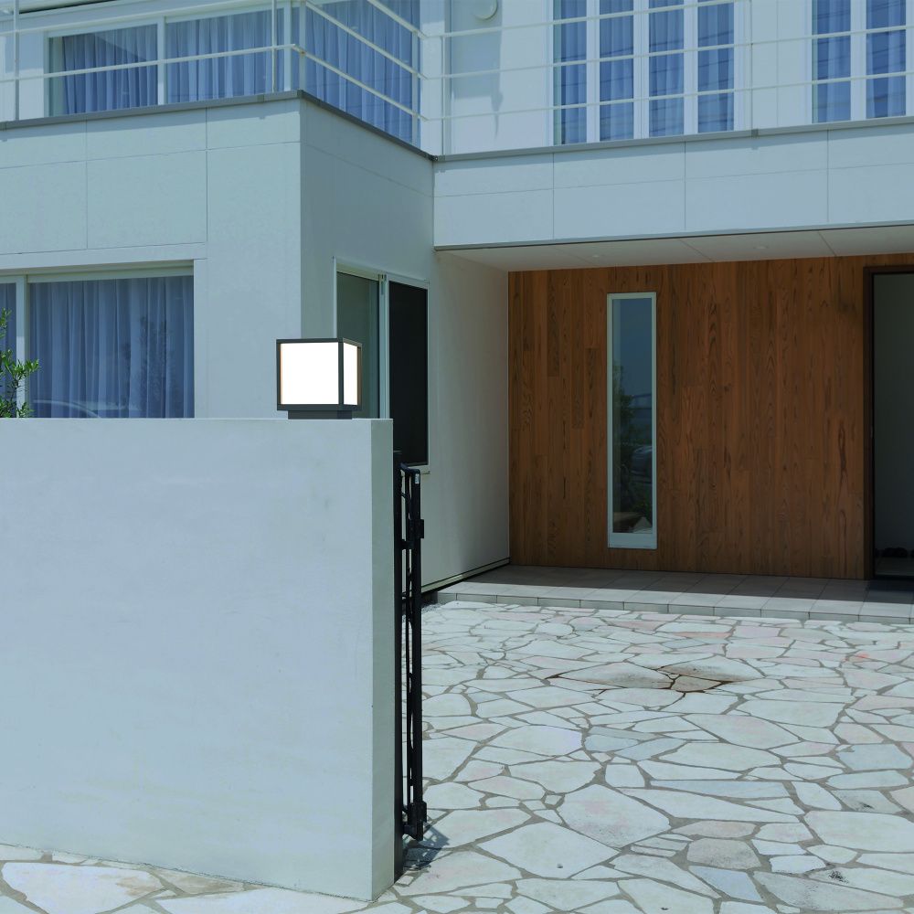 Уличный светильник 16*16*19-19 см, вр  см, 1*E27*20W, K, Mantra Utah MAN8930, черный