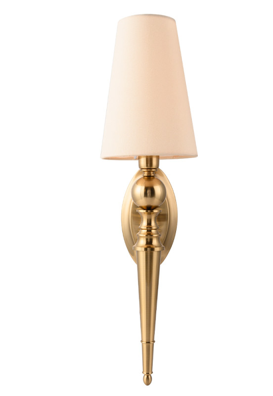 Бра 14 см, Crystal Lux PER AP1 BRASS/BEIGE Золотой