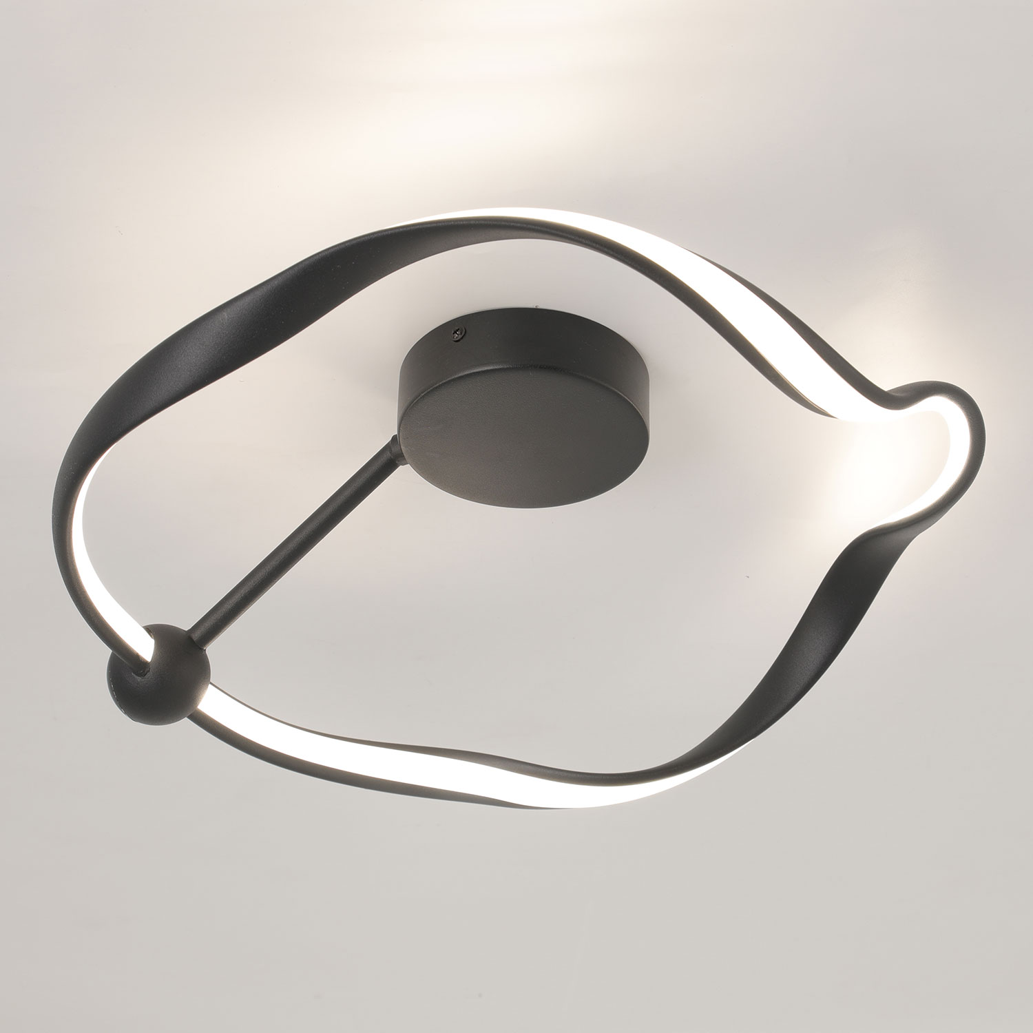 Потолочный светильник 45*15 см, 1*LED4000K Lussole Kent LSP-7288 черный