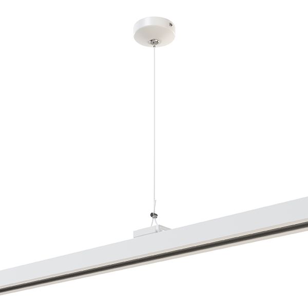 Подвес Lightstar BARRA 504176 универсальный трековый 1,5 м для однофазных и трехфазных треков БЕЛЫЙ, шт