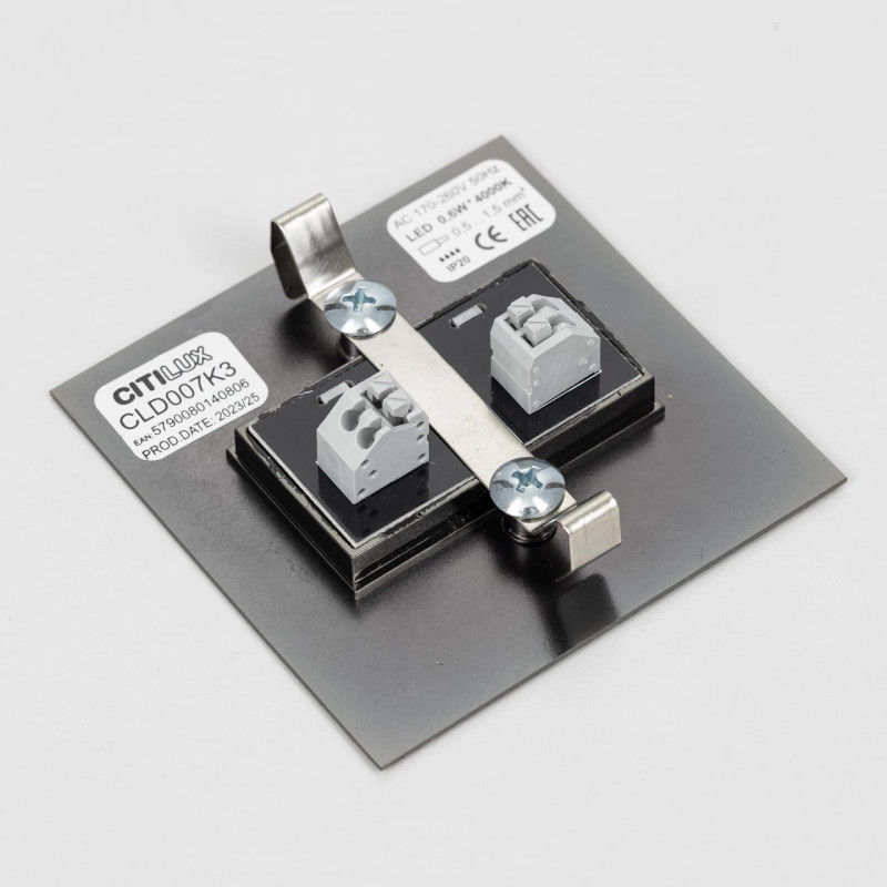 Светильник 8 см, 1W, 4000K, Citilux Скалли CLD007K3, белый