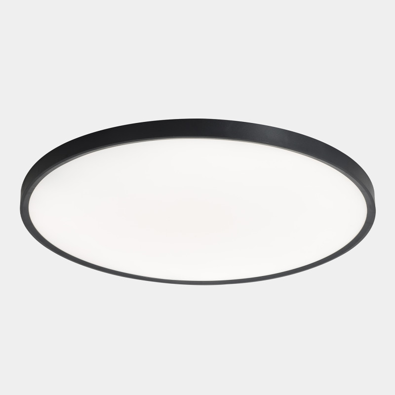 Светильник потолочный 60 см, 50W, 3000-6000K, Crystal Lux CLT 526C600 BL, черный