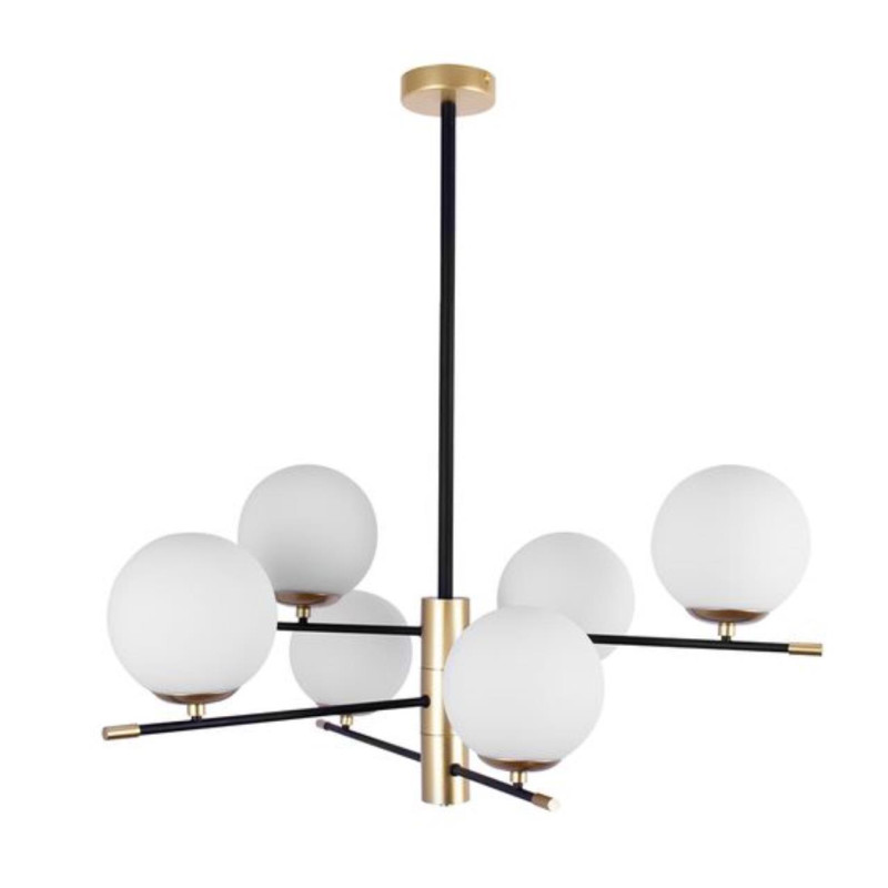 Люстра 75*56 см, 6*E14*40W  Arte Lamp Arkab A2225LM-6BK черный