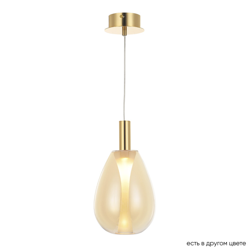 Светильник 15 см, 4W, 3000K, Crystal Lux GAUDI SP4W LED AMBER, золото-янтарный