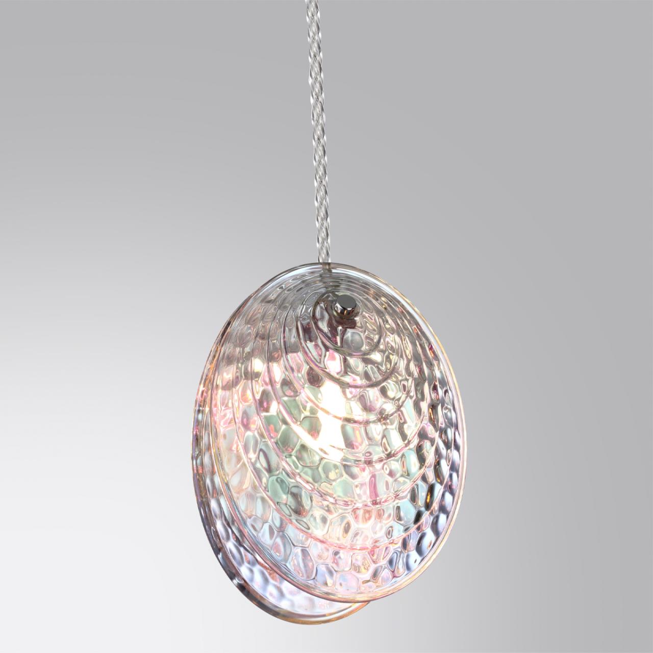 Подвес 14*14*151,5 см, 1 G9*40W, Odeon Light Mussels, черный 5039/1