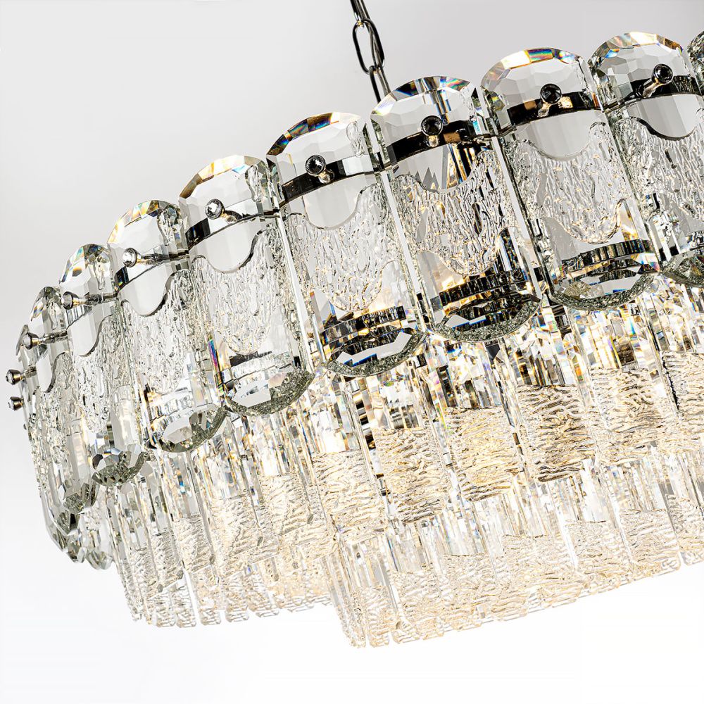 Люстра 60 см, 13*Е14*40W, Modelux  ML.7092.600 CR, Хром