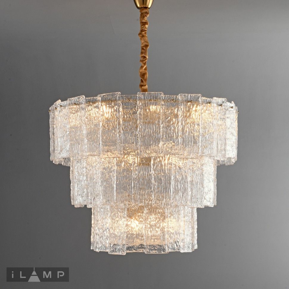 Подвесной светильник 80*75-168 см, 18*Е14*1080W, K, iLamp Manhattan P6315-D800 BR, Латунь