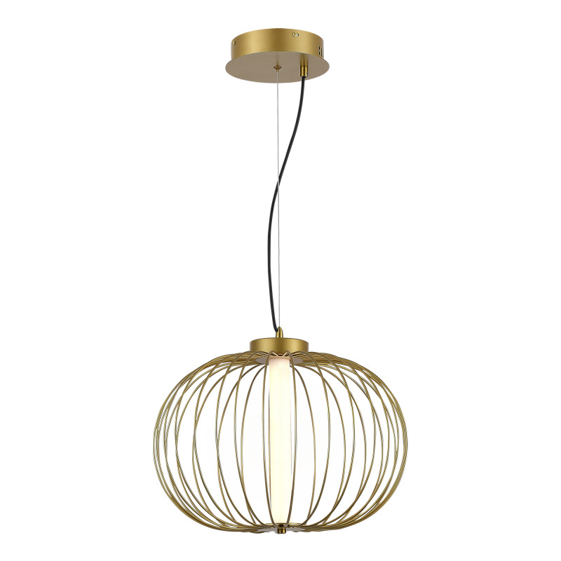 Светильник  подвесной SLICE 1*LED*10W 3000K ST LUCE SL6124.203.01 золотистый