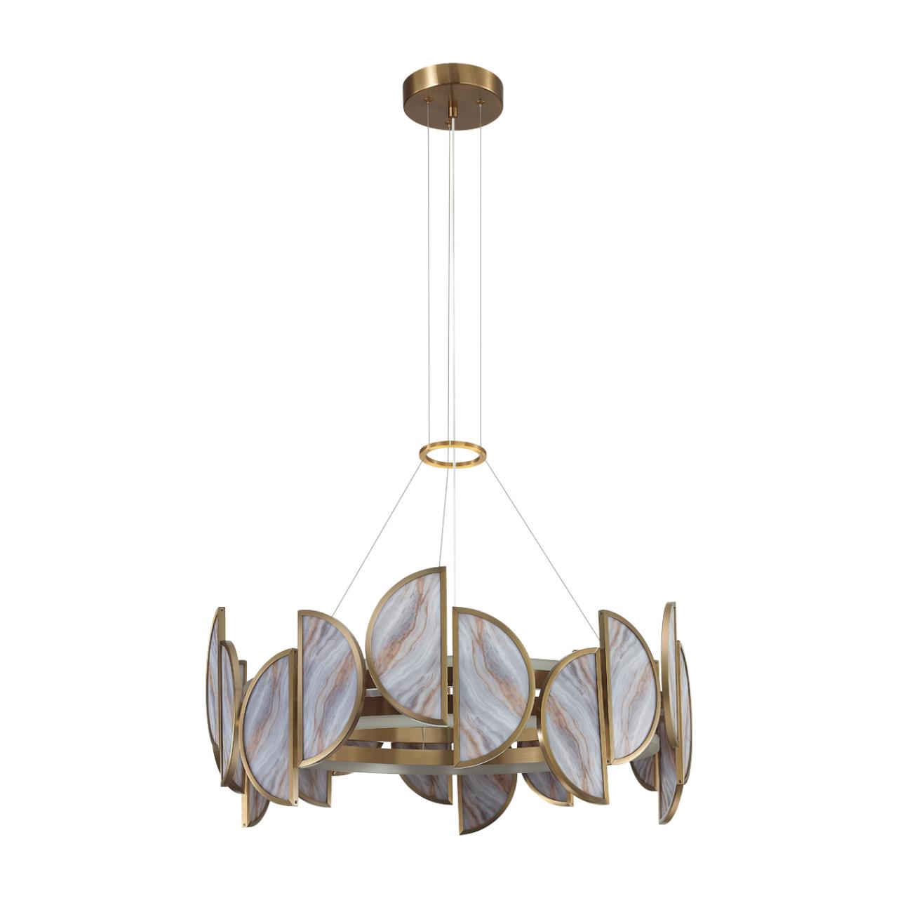 Люстра 70 см, LED*40W, 3000К, 3200lm Odeon Light Toscana 5448/40L, бронзовый