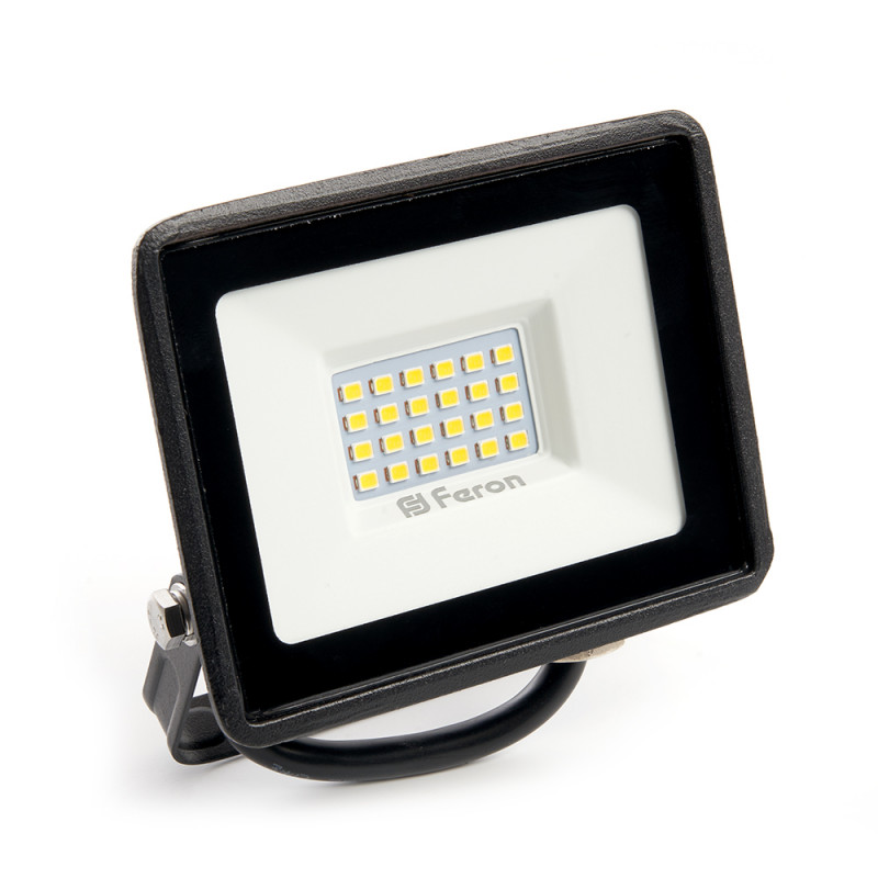 Прожектор светодиодный 2835 SMD 30W 4000K IP65  AC230V/50Hz, черный, LL-920 Feron 29495