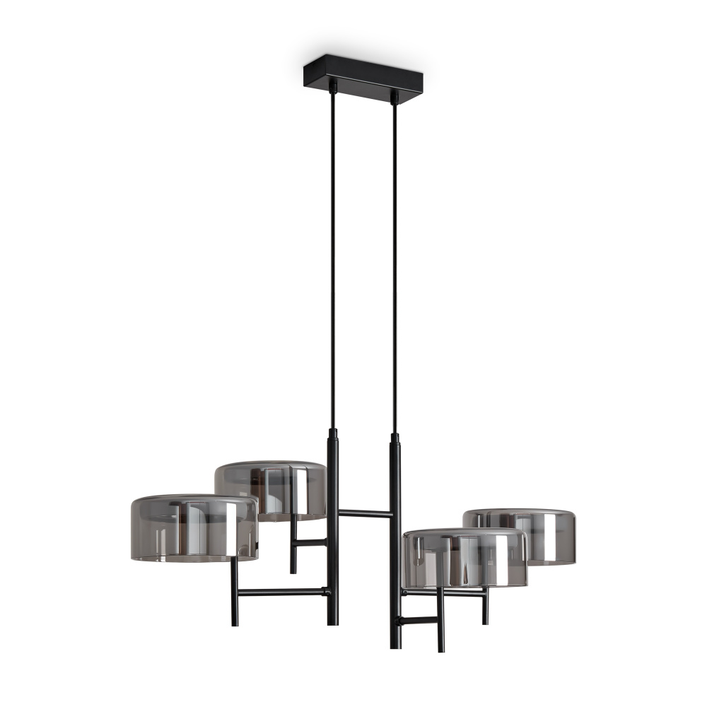 Подвесной светильник 68*50*45-131 см, LED*4W, 3000K, Freya Tower FR5536PL-L14B, Черный