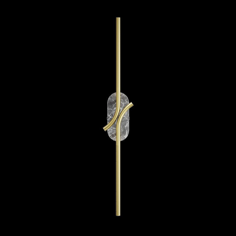 Бра 8,6*9,7*63 см, LED, 6W, 3000К, Maytoni Renaissance MOD256WL-L5BS3K2 латунный