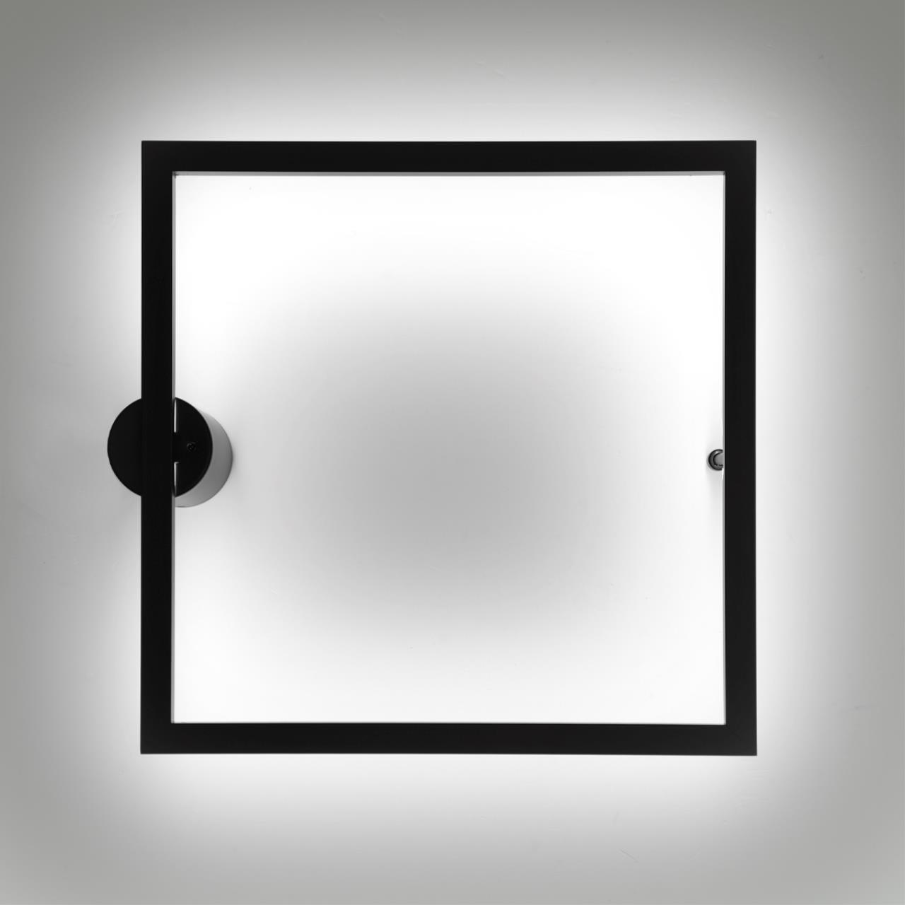 Бра 40 см, 18W, 3000K, Odeon Light OMEN 4385/18WL, RGB динамическая подсветка, черный