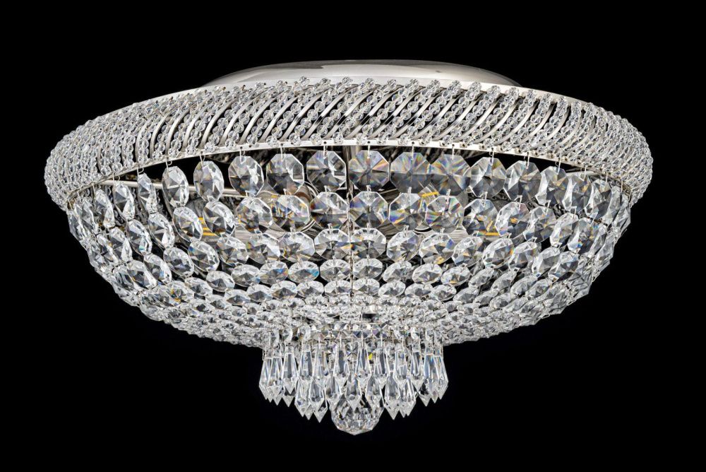 Люстра *45*30 см, 6*E27*60W, Dio D`arte Bari Nickel Bari E 1.2.45.100 N, Матовый никель