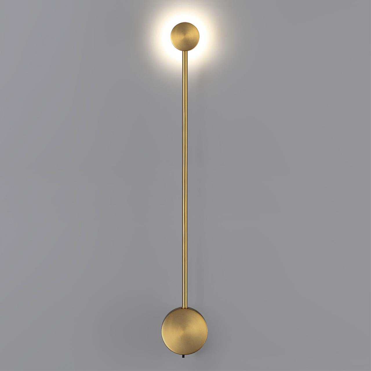 Настенный светильник 68 см, 6W, 3000/4000K, ODEON LIGHT SATELLITE 7009/5WLA, бронза