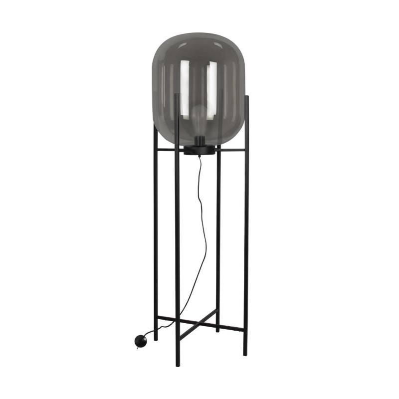 Торшер 160 см, Loft IT 10195F/1600 Smoke Oda, черный