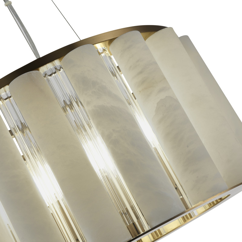 Подвесная люстра 40*150 см, E14, 40W, ST-Luce DELIGHT SL1516.303.06 бронзовый