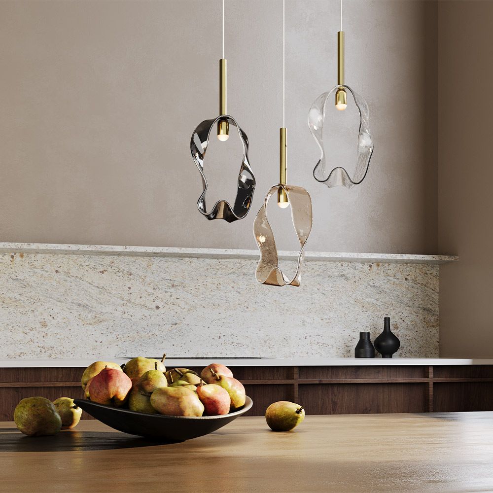 Подвесной светильник 16,2*5,5*49,3-339,3 см, *LED*3W, Maytoni Shiori MOD524PL-L3BSK2, Латунь