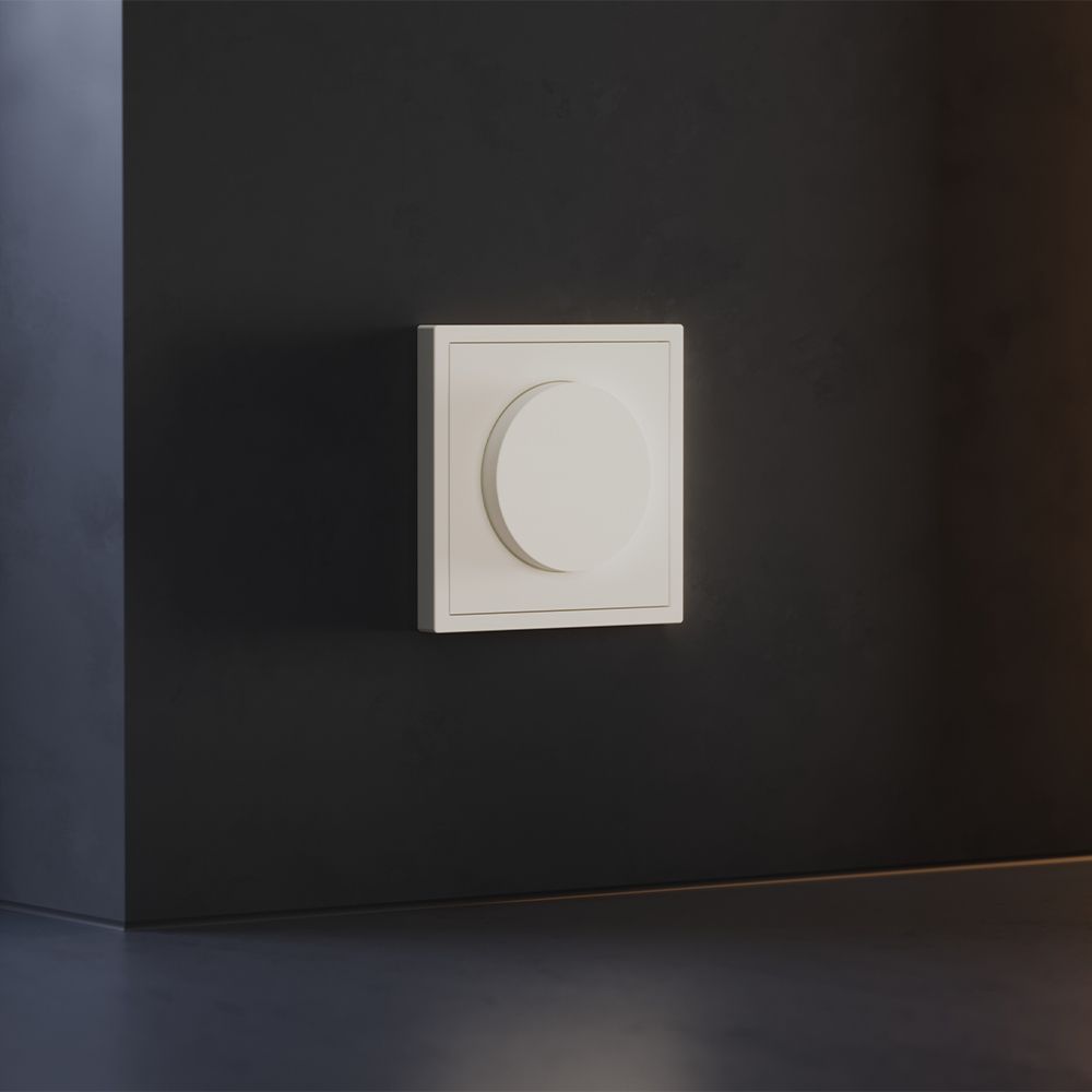 Накладка для светорегулятора поворотно-нажимного, S70, хлопок Voltum VLS002013