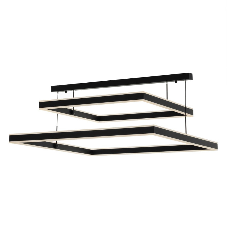 Люстра 80*30-120 см, 150W, 3000-5500К CL719K211 Дуэт Черный