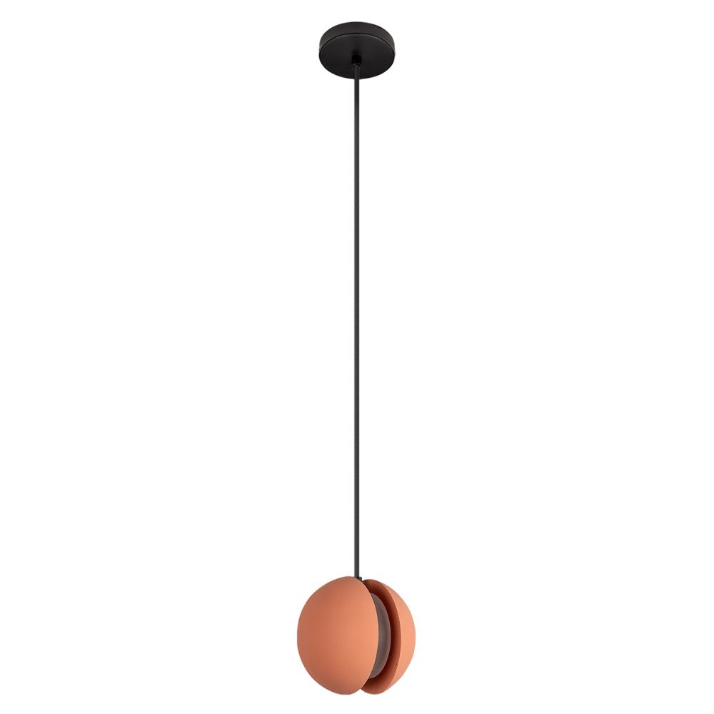Подвесной светильник 13 см, LOFT IT Yo-yo 10481 Red, черный-красный бетон