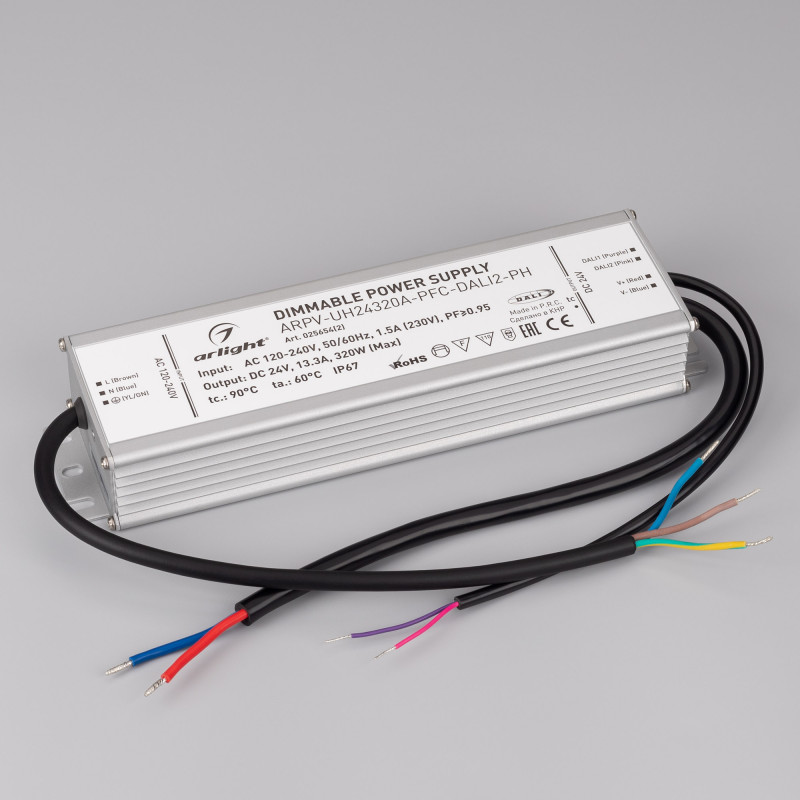 Блок питания для светодиодной ленты Arlight 025654(2) 25,1*6,8*3,85 см.