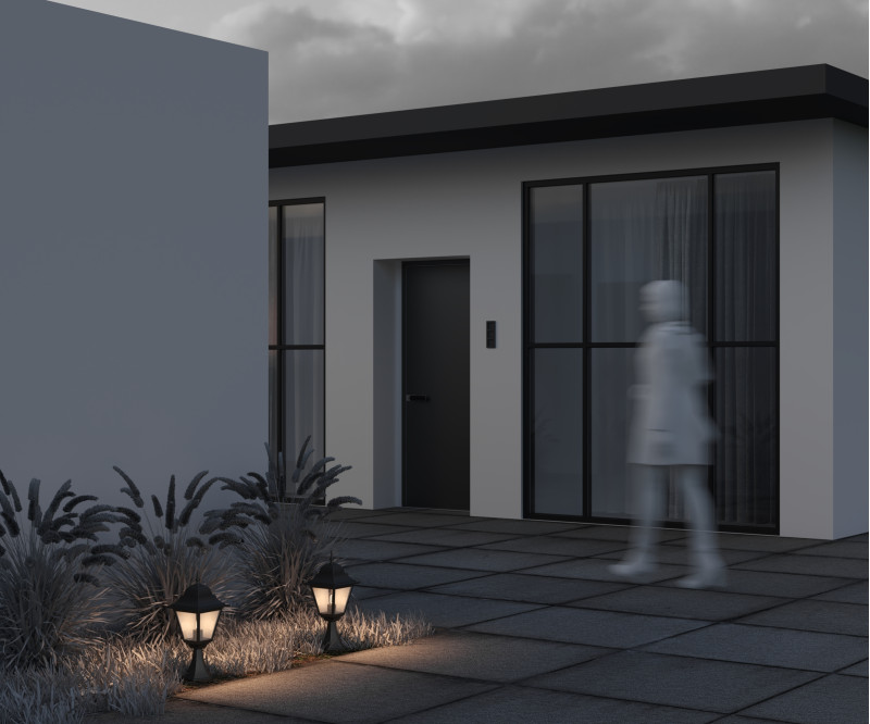 Уличный светильник 45 см Maytoni Abbey Road O004FL-01B, черный