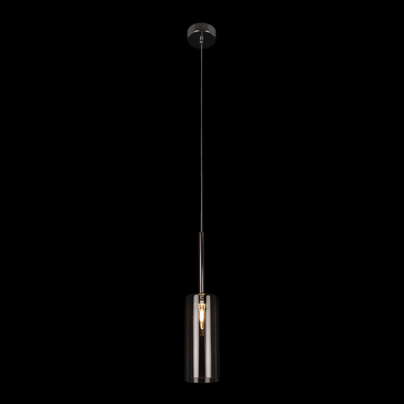 Подвесной светильник 8 см, 1*G4*5W хром Loft It Spillray 10232/B Smoke