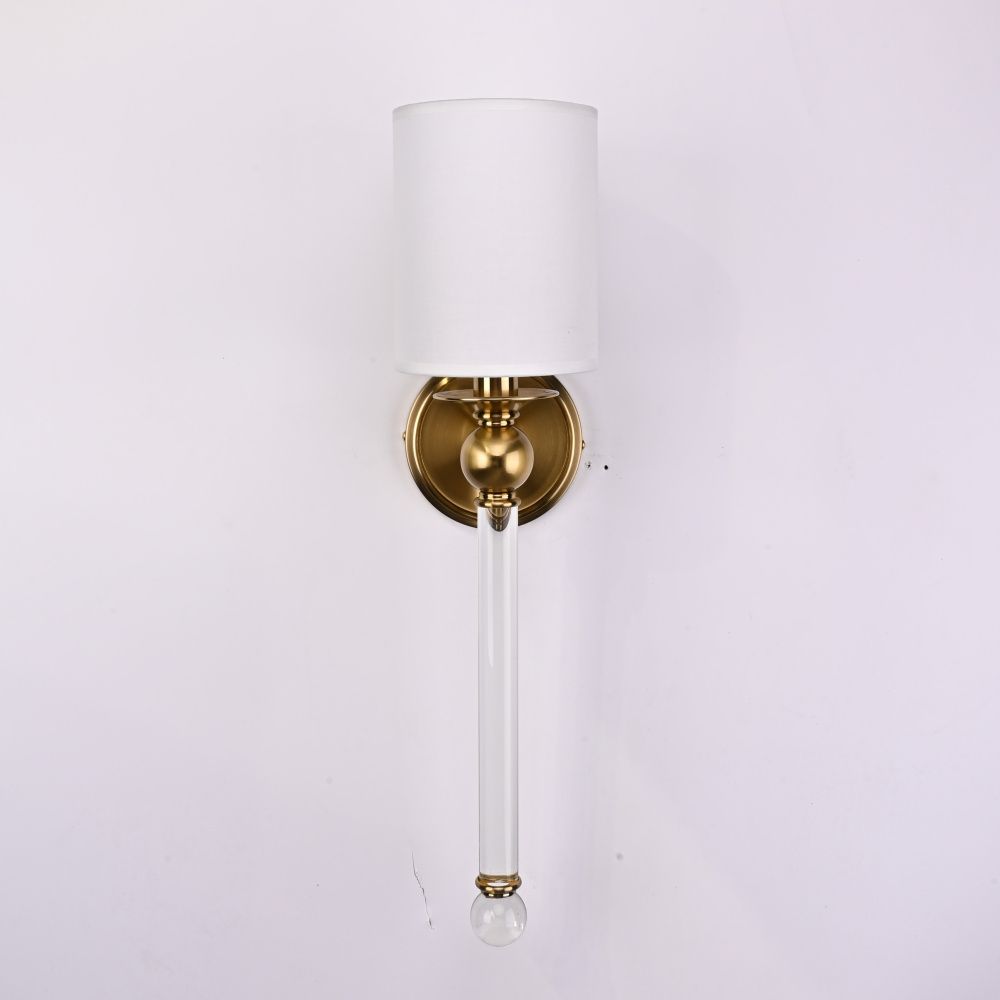 Бра Nell Sconce 57*17*17 см, 1*E14*40W, ImperiumLoft 44.704-0, Латунь