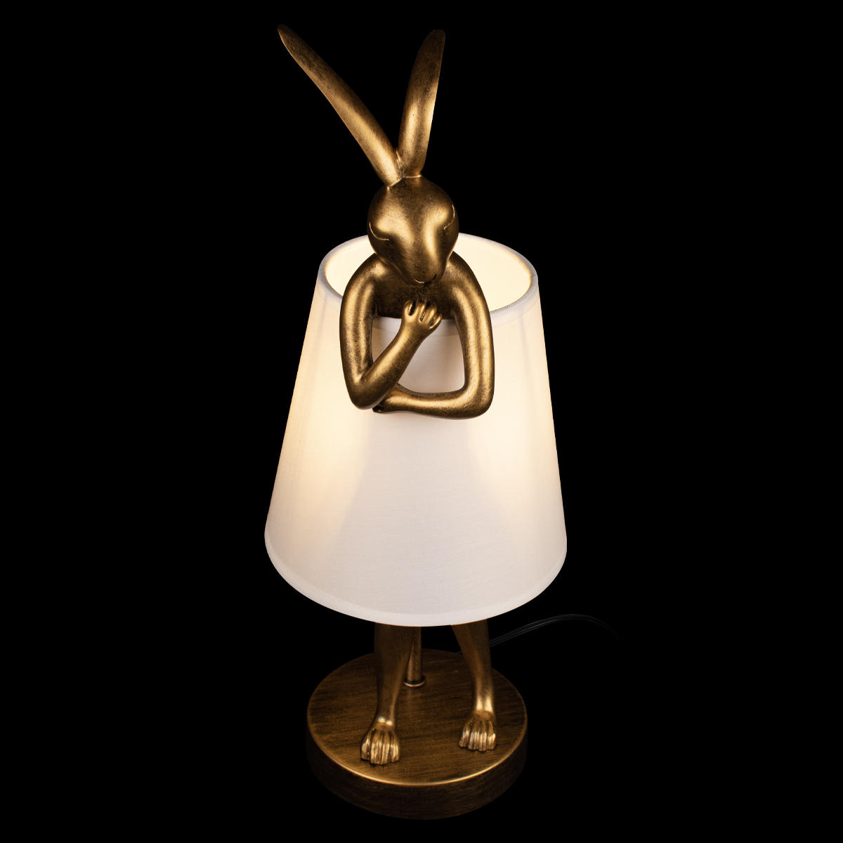 Настольная лампа 16*38 см, 1*E14 LOFT IT Lapine 10315/A White золото