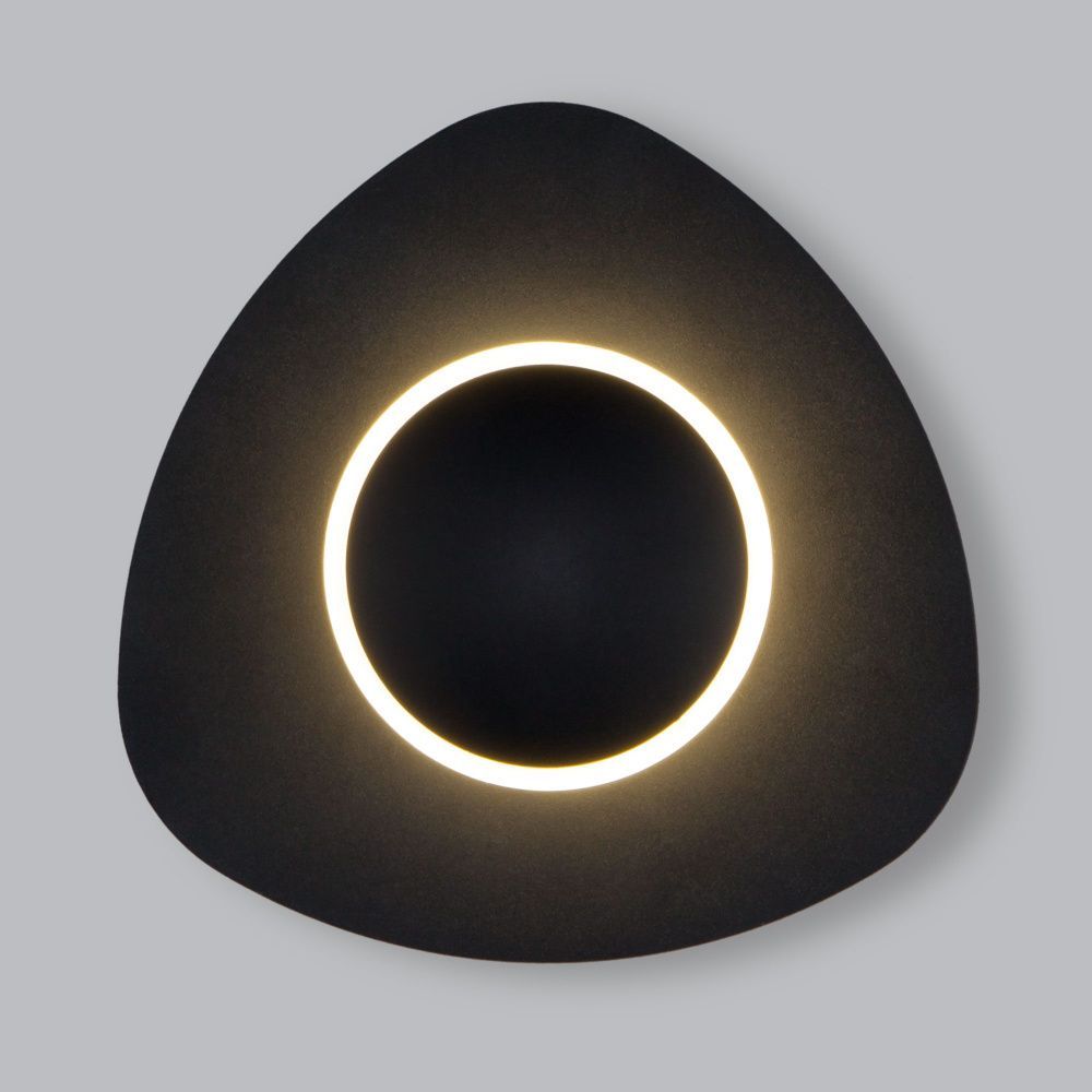 Настенный светильник светодиодный 23 см, 5W, 4200K, Eurosvet Scuro 40151/1 LED, черный