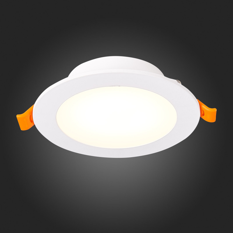 Встраиваемый светильник 12/10 см, 10W 3000K/4000K/6000K, IP20, 850 Lm ST LUCE ST212.508.10 Белый