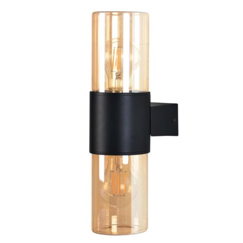Настенный светильник 14*9*33 cм, 2*E27*40W Arte Lamp Seginus A6515AL-2BK черный