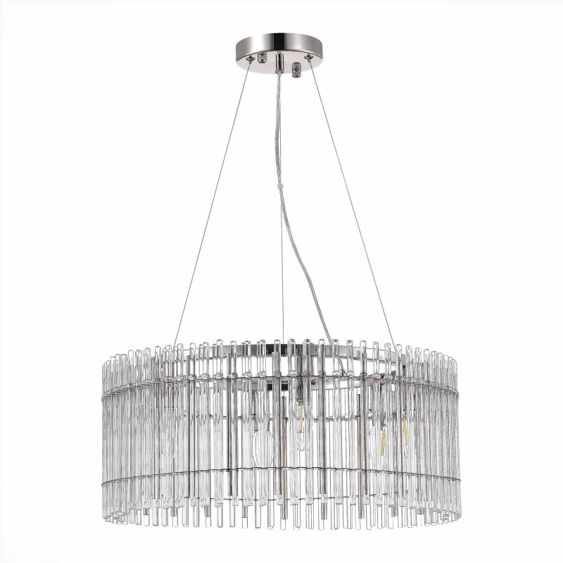 Люстра подвесная 52 см, 240W, ST LUCE EPICA SL1656.113.06 Никель