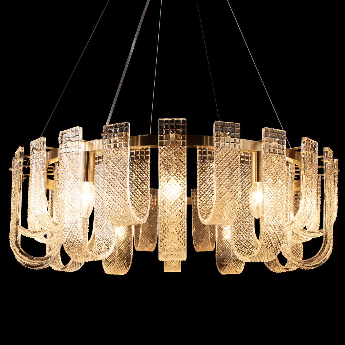 Подвесной светильник 80*25 см, 18*E14 LOFT IT Jersey бронза 10296/800