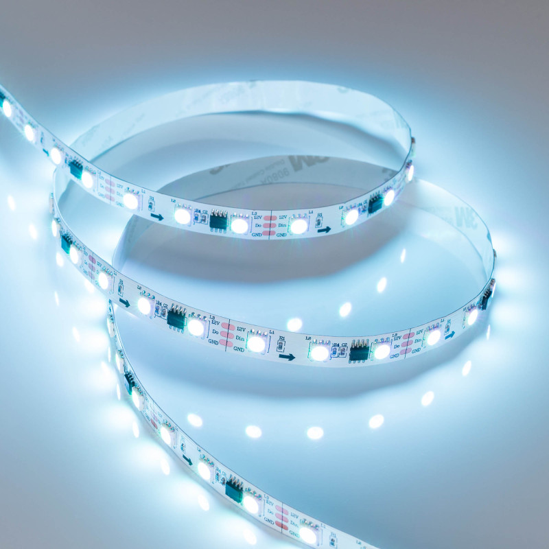 Лента SPI-B60-10mm 12V RGB-PX3 (14.4 W/m, IP20, 5060, 5m) (Arlight, Открытый, IP20) 026367(2). Цена указана за 5 метров. Продается кратно 5 метрам.