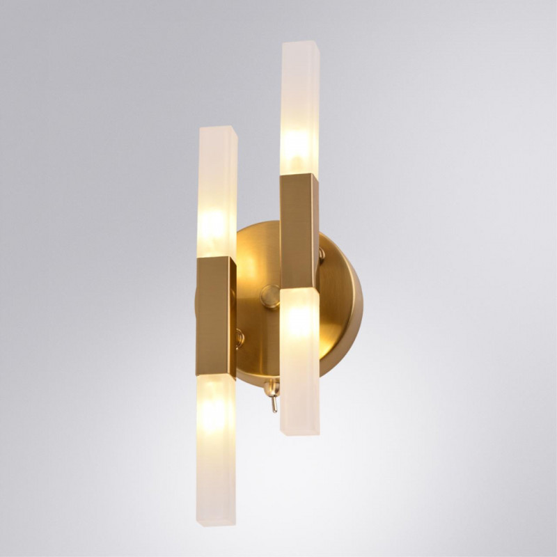 Светильник 30 см, Arte Lamp Ramona A7410AP-4PB, полированная медь