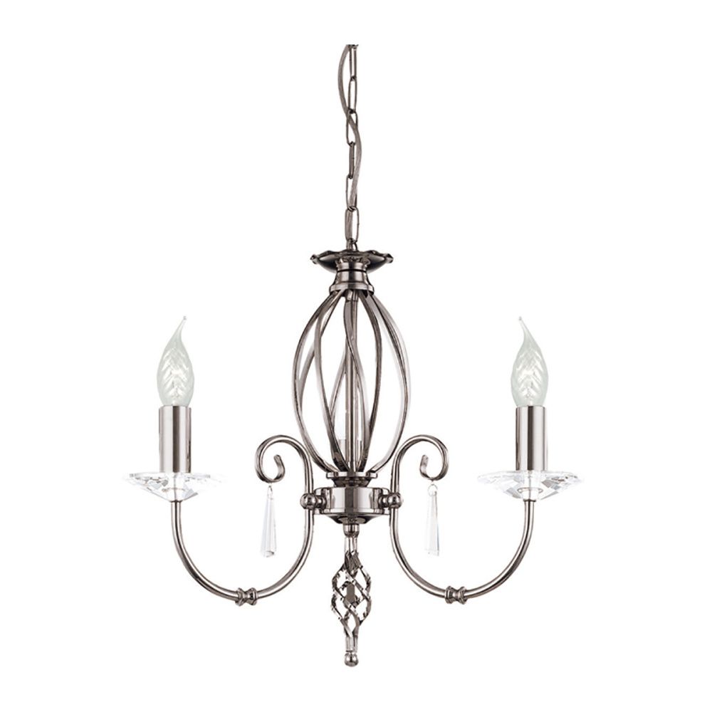 Люстра *38*62-98 см, E14*60W, Natural Concepts Elstead Lighting Aegean BATH-AGATHA3P-PC, полированный никель