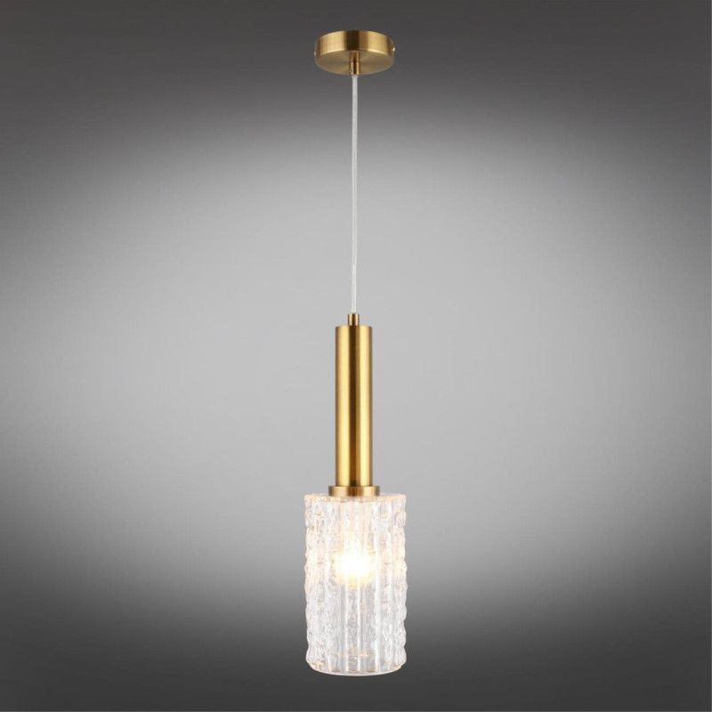 Подвесной светильник 12*50-150 см, 1*E27, 40W, Aployt Henrite APL.310.06.01, латунный