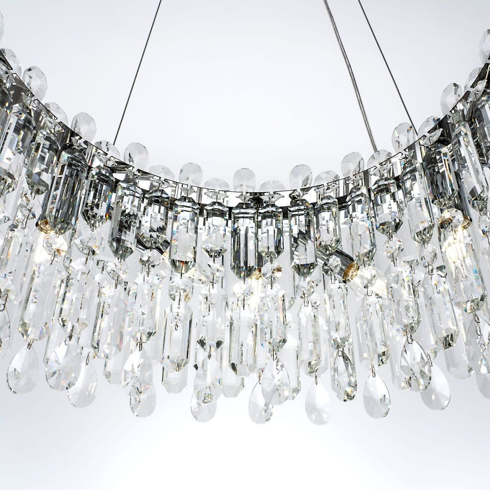 Подвесная люстра 60 см MODELUX ML.837.14 CR хром