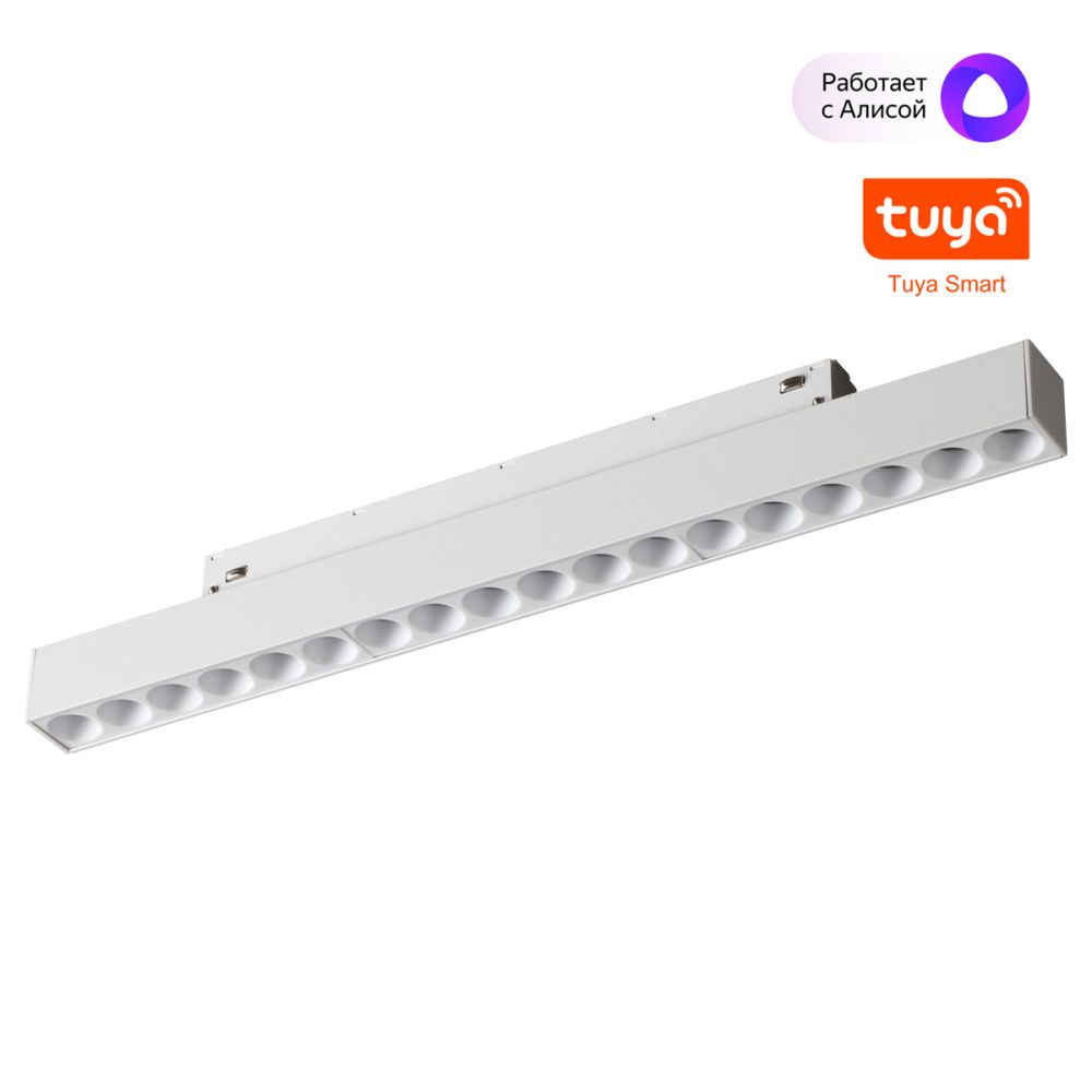 Трековый светильник 33 см, 18W, 3000-6000K, Novotech 359634, белый