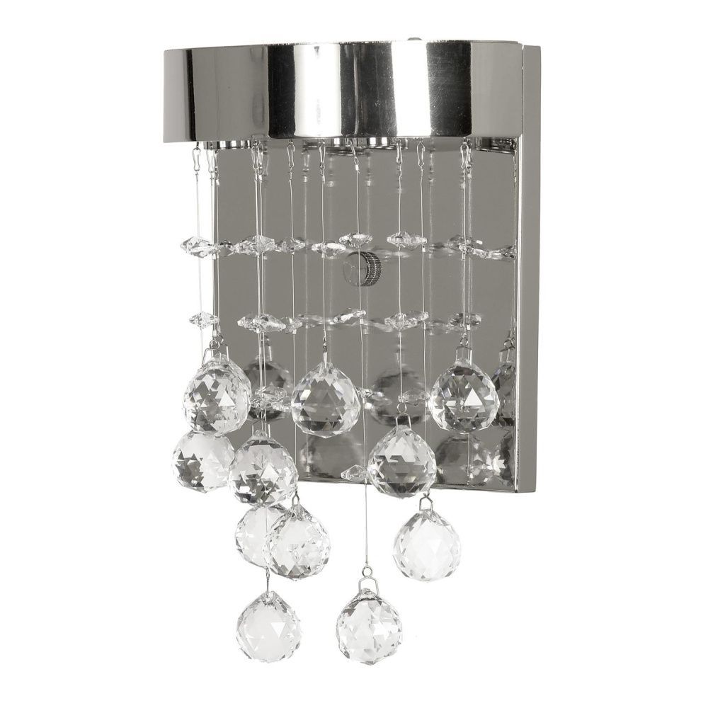 Бра *18*23 см, 3*GAL*W, Arti Lampadari Flusso Nickel Flusso H 2.18.615 N, Никель