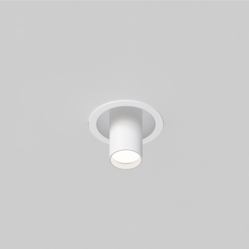 Встраиваемый светильник 5,4*5,4*10,9 см, 1*GU10, 1Maytoni Technical FOCUS S C048CL-01-GU10-W белый