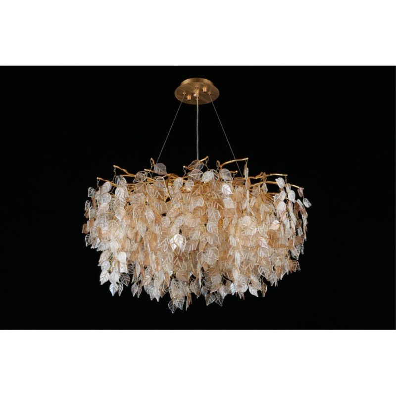 Подвесная люстра 80*80-190 см, 13*G9, 5W, Aployt Rochell APL.850.03.13, золотой