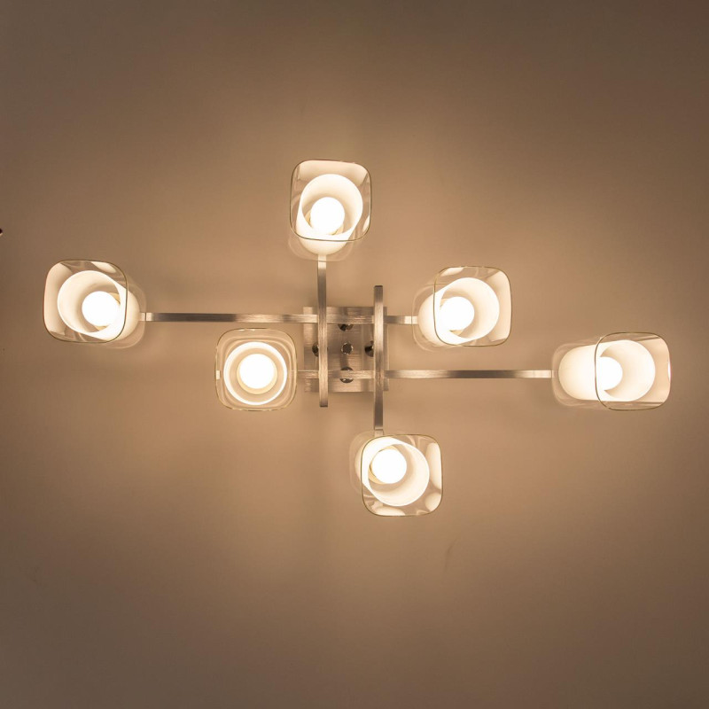 Люстра 67,5*42,5*24 см E27*450 W, Citilux Диез Алюм. CL111160