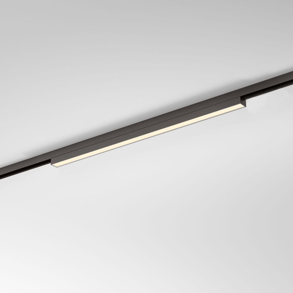 Трековый светильник магнитный 30*2*3 см, LED, 12W, 3000K, Elektrostandard Line Magnetic 85526/01, титан